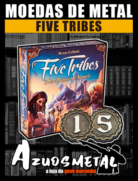 Kit Moedas de Metal: Five Tribes [Moedas e Co]