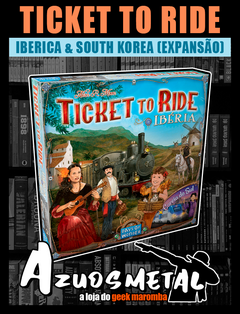 Ticket to Ride: Ibéria & South Korea (Expansão) - Jogo de Tabuleiro [Board Game: Galápagos]