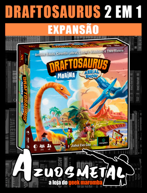 Draftosaurus - 2 em 1 (Expansão) [Board Game: MeepleBR]