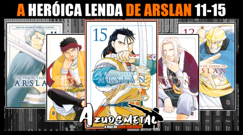 Kit A Heróica Lenda de Arslan - Vol. 11-15 [Mangá: JBC]