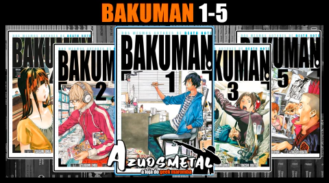Kit Bakuman - Vol. 1-5 [Mangá: JBC]