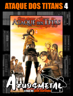 Ataque Dos Titãs - Shingeki no Kyojin - Vol. 4 [Mangá: Panini] - comprar online