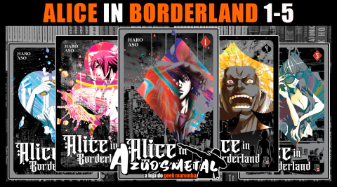 Kit Alice in Borderland - Vol. 1-5 (Big) [Mangá: JBC]