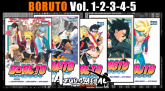 Kit Boruto - Naruto Next Generations - Vol. 1-5 [Mangá: Panini]