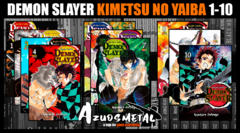 Kit Demon Slayer: Kimetsu No Yaiba - Vol. 1-10 [Mangá: Panini]