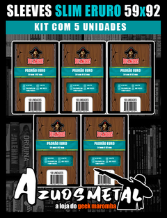 Kit 5x Sleeves SLIM: EURO (59x92) [Bucaneiros]