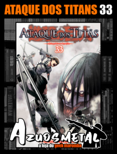 Ataque Dos Titãs - Shingeki no Kyojin - Vol. 33 [Mangá: Panini] na internet