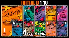 Kit Initial D - Vol. 1-10 [Mangá: Panini]