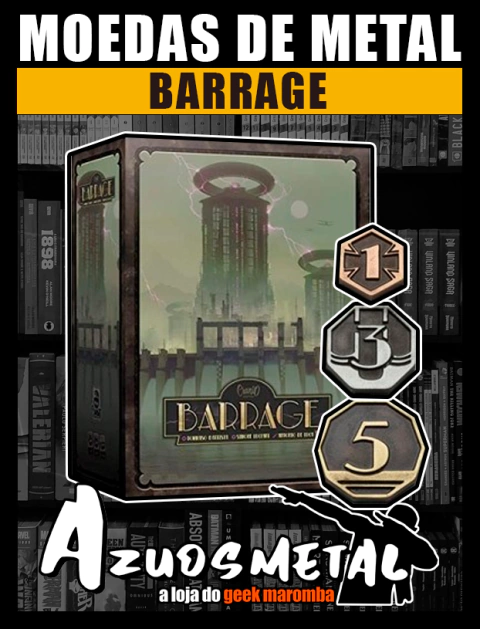 Kit Moedas de Metal: Barrage [Moedas & Co]