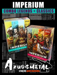 Combo - Imperium Clássicos + Lendas - Jogo de Tabuleiro [Board Game: Meeple BR]