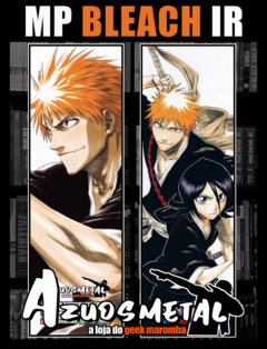 Marca-Páginas: Ichigo-Rukia (Bleach) [Azuosmetal]