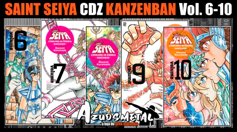 Kit Cavaleiros do Zodíaco: Saint Seiya Kanzenban - Vol. 6-10