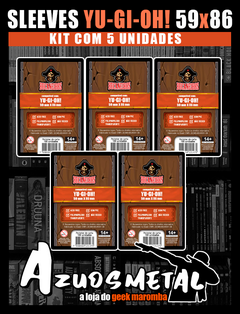 Kit 5x Sleeves SLIM: YU-GI-OH! (59x86) [Bucaneiros]