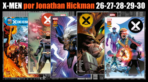 Kit X-Men por Jonathan Hickman - Vol. 26-30 [HQ: Panini]
