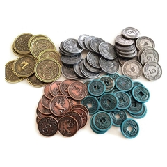 Scythe: Metal Coins - Jogo de Tabuleiro [Board Game: Galápagos] - comprar online