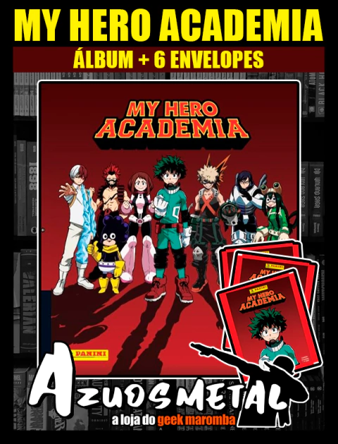 My Hero Academia: Álbum Capa Cartão + 6 Envelopes [Panini]