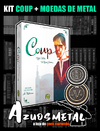 Kit Coup (2ª Edição) + Moedas de Metal - Jogo de Cartas [Grok Games]