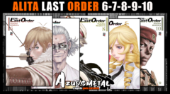 Kit Battle Angel Alita - Last Order - Vol. 6, 7, 8, 9 e 10 [Mangá: JBC] na internet