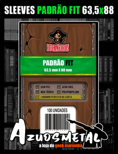 Sleeves: PADRÃO FIT (Card Perfect Size) (63,5x88) [Bucaneiros]