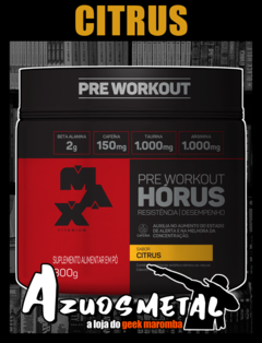 Pré-Treino Hórus - 300g [Max Titanium] - comprar online