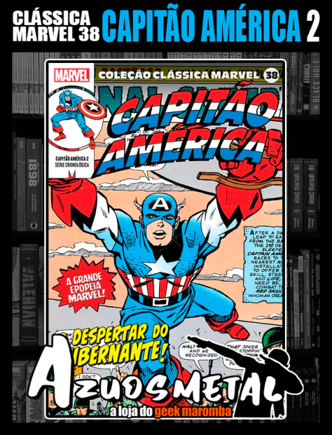 Coleção Clássica Marvel 38 - Capitão América - Vol 2 [HQ: Panini]