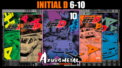Kit Initial D - Vol. 6-10 [Mangá: Panini]