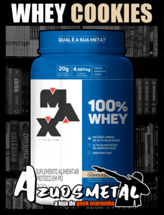 100% Whey Protein - Pote 900g [Max Titanium] - loja online