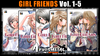 Kit Girl Friends - Vol. 1-5 [Mangá: NewPOP]