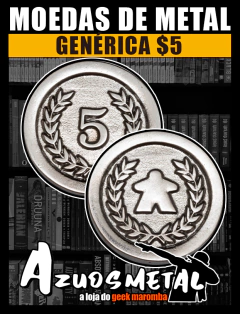 Kit Moedas de Metal: Genérica $5 [Moedas & Co]