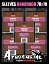 Kit 5x Sleeves SLIM: QUADRADO (500un) (70x70) [Bucaneiros]