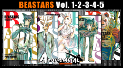 Kit Beastars - Vol. 1, 2, 3, 4 e 5. [Mangá: Panini]