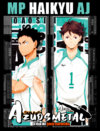 Marca-Páginas: Aoba Johsai / Oikawa-Iwaizumi (Haikyu!) [Azuosmetal]