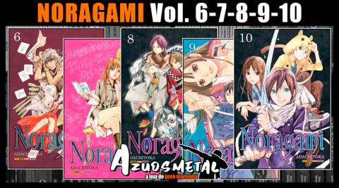Kit Noragami - Vol. 6-10 [Mangá: Panini]