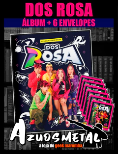 Dos Rosa: Álbum Brochura Capa Cartão + 6 Envelopes [Panini]