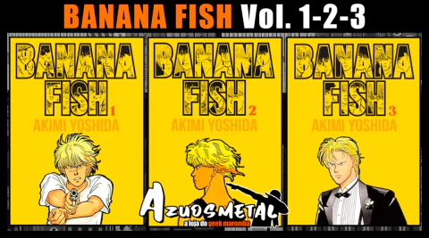 Kit Banana Fish - Vol. 1-2-3 [Mangá: Panini]