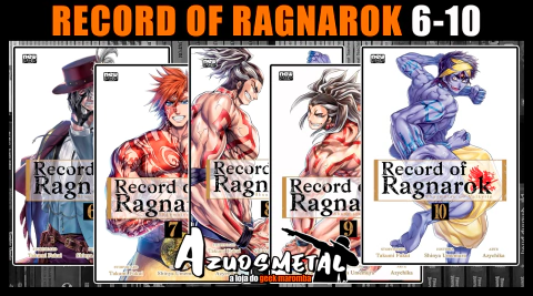 Kit Record of Ragnarok - Vol. 6-10 (Shuumatsu no Valkyrie) [Mangá: NewPOP]