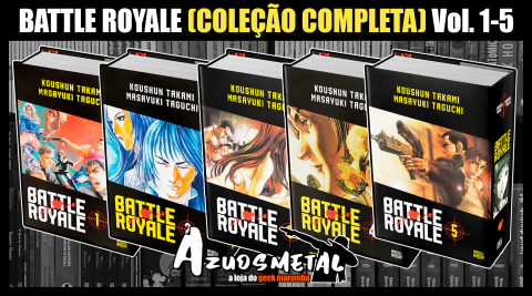Kit Battle Royale Omnibus - Vol. 1-5 (Coleção Completa) [Mangá: Pipoca e Nanquim]