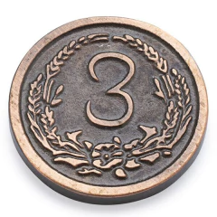 Kit Moedas de Metal: Scythe [Moedas & Co] - Azuosmetal