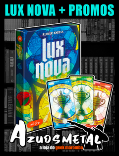 Lux Nova + Micro Box + Cartas Promocionais "Mestre dos Vitrais" Grátis! - Jogo de Cartas [PaperGames]