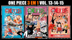 Kit One Piece (3 em 1) - Vol. 13-14-15 [Mangá: Panini]