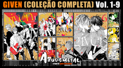 Kit Given - Vol. 1-9 (Coleção Completa) [Mangá: NewPOP]