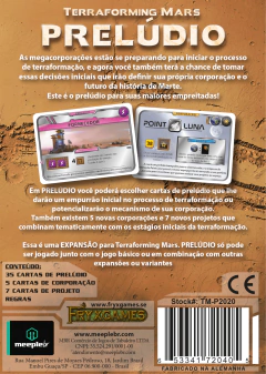 Terraforming Mars: Prelúdio (Expansão) - Jogo de Tabuleiro [Board Game: Meeple BR] - comprar online