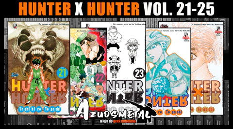 Kit Hunter X Hunter - Vol. 21-25 [Reimpressão] [Mangá: JBC]