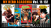 Kit My Hero Academia: Boku no Hero - Vol. 11-15 [Mangá: JBC]