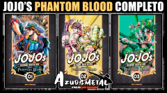 Kit Jojo's Bizarre Adventure - Parte 1: Phantom Blood - Vol. 1-3 (Parte Completa) [Mangá: Panini]