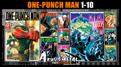 Kit One-Punch Man - Vol. 1-10 [Mangá: Panini]