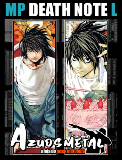 Marca-Páginas: L (Death Note) [Azuosmetal]