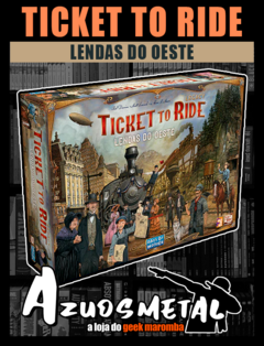 Ticket to Ride Legacy: Lendas do Oeste - Jogo de Tabuleiro [Board Game: Galápagos]