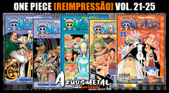 Kit One Piece - Vol. 21-25 [Reimpressão] [Mangá: Panini]