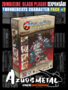 Zombicide: Black Plague - Thundercats Character Pack 2 (Expansão) - Jogo de Tabuleiro [Board Game: Galápagos]